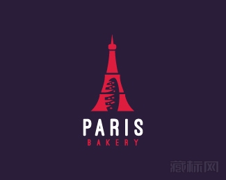  Paris Bakery巴黎面包店logo设计欣赏