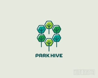  Park Hive公园logo设计欣赏