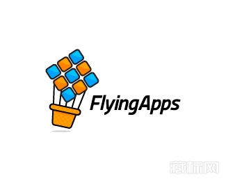  Flying Apps飞行应用logo设计欣赏