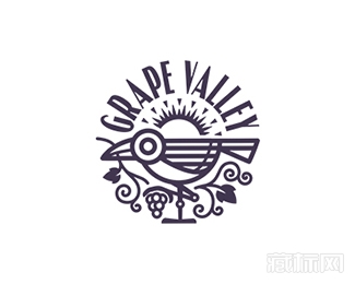 GRAPE VALLEY鸟logo设计欣赏