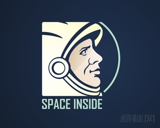 SPACE INSIDE宇航员logo设计欣赏