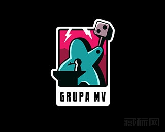 MV Group集团logo设计欣赏