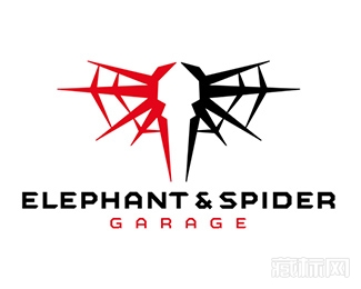  ELEPHANT SPIDER大象蜘蛛logo设计欣赏