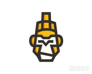 Ape猿猴头像logo设计欣赏