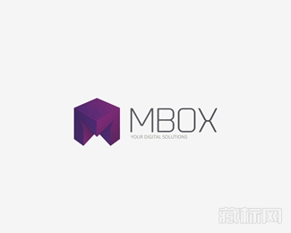 Mbox字体盒子logo设计欣赏