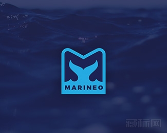 Marineo鱼尾logo设计欣赏