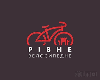 Rivne Velosypedne自行车logo设计欣赏