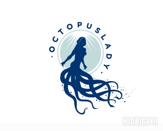 OctopusLady章鱼夫人logo设计欣赏