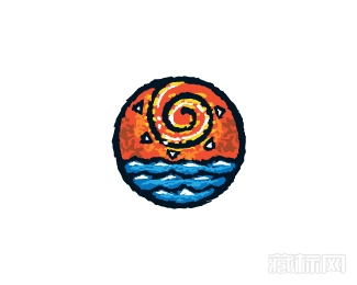 Sun Sea太阳海logo设计欣赏