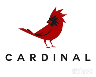 cardinal鸟logo设计欣赏