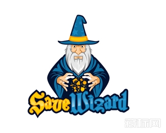 Save Wizard魔法师logo设计欣赏