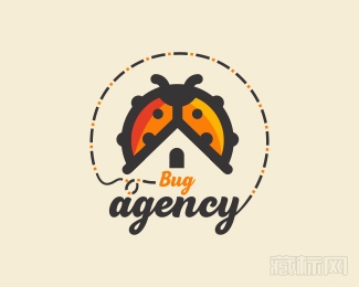 bug agency臭虫logo设计欣赏
