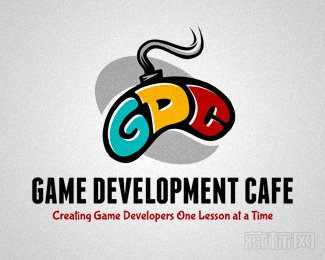 Game Development Cafe游戏开发者咖啡馆logo设计欣赏