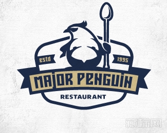 Major Penguin企鹅logo设计欣赏