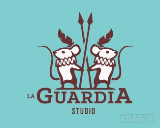 La Guardia Studio老鼠工作室logo设计欣赏