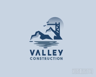 VALLEY CONSTRUCTION谷底建设logo设计欣赏
