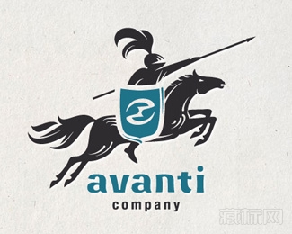 Avanti武士logo设计欣赏