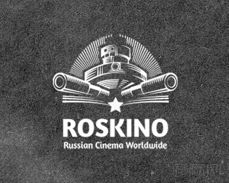 Roskino大炮logo设计欣赏