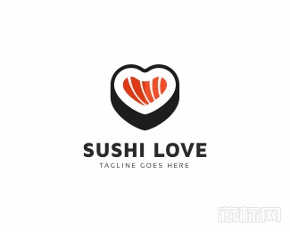 Sushi Love寿司爱logo设计欣赏