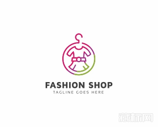 Fashion Shop时装店logo设计欣赏