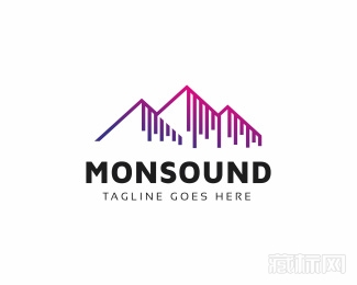 MONSOUND声波logo设计欣赏