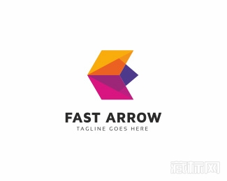 Arrow箭头纸飞机logo设计欣赏