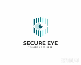 Secure Eye安全眼镜logo设计欣赏