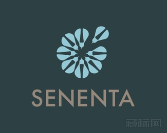 Senenta花logo设计欣赏