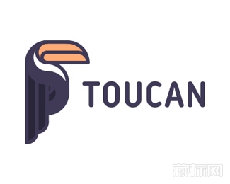 Toucan巨嘴鸟logo设计欣赏