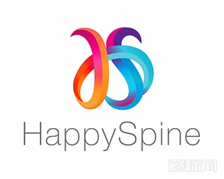 Happy Spine快乐的脊椎logo设计欣赏