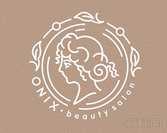Onix beauty salon美容院logo设计欣赏