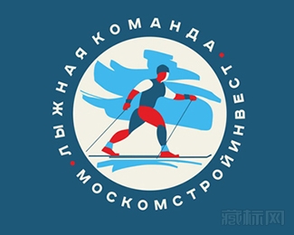 MKSI-ski team滑雪队logo设计欣赏