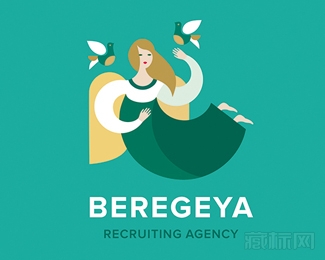 Bereguinya agency贝雷金亚机构logo设计欣赏