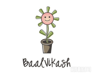 BaalVikash儿童发展logo设计欣赏