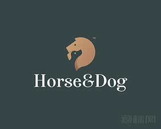 Horse & Dog马与狗logo设计欣赏
