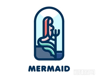 Mermaid美人鱼logo设计欣赏