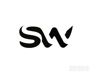 SW Monogram标志设计欣赏