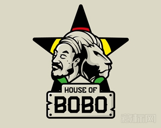 HOUSE OF BOBO波波之家logo设计欣赏
