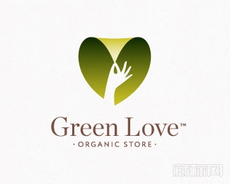 Green Love热爱环保logo设计欣赏