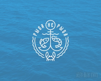 Seafood shop海鲜店logo设计欣赏