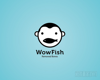 Wow Fish鱼logo设计欣赏