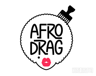 Afro Drag小姐姐logo设计欣赏