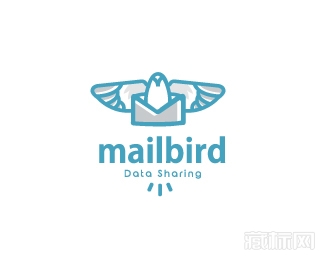 Mail Bird Data Sharing邮件鸟logo设计欣赏