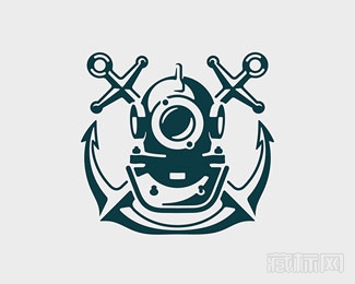 Scuba水肺潜水logo设计欣赏