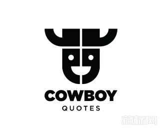 Cowboy Quotes牛logo设计欣赏