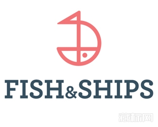 Fish Ships logo设计欣赏