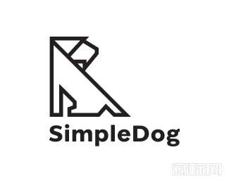 SIMPLEDOG简笔画狗logo设计欣赏