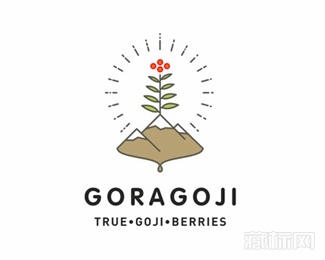 Goragoji山和花logo設計欣賞