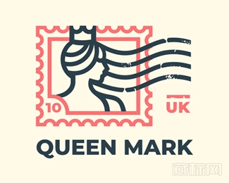 Queen Mark馬克皇后logo設計欣賞
