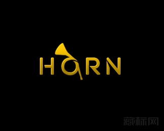 Horn喇叭logo设计欣赏